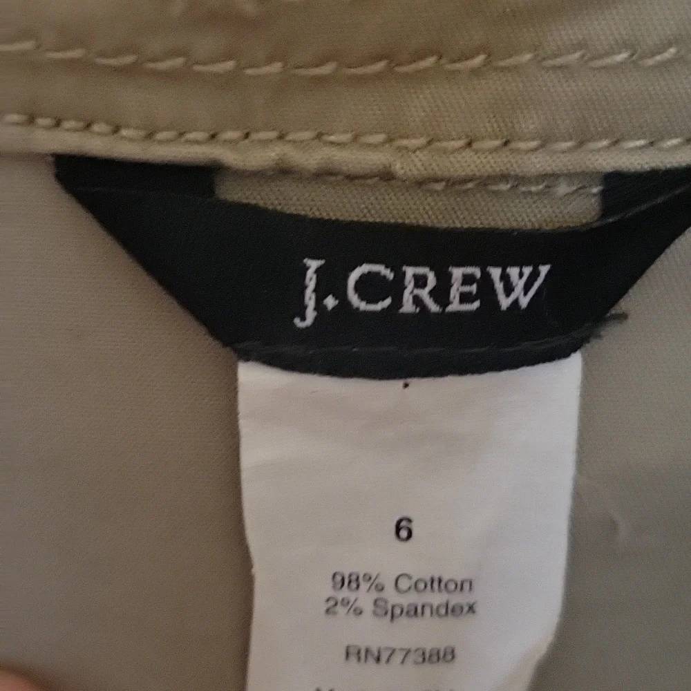 J. Crew Khaki Button Up Jacket Womens‎ 6